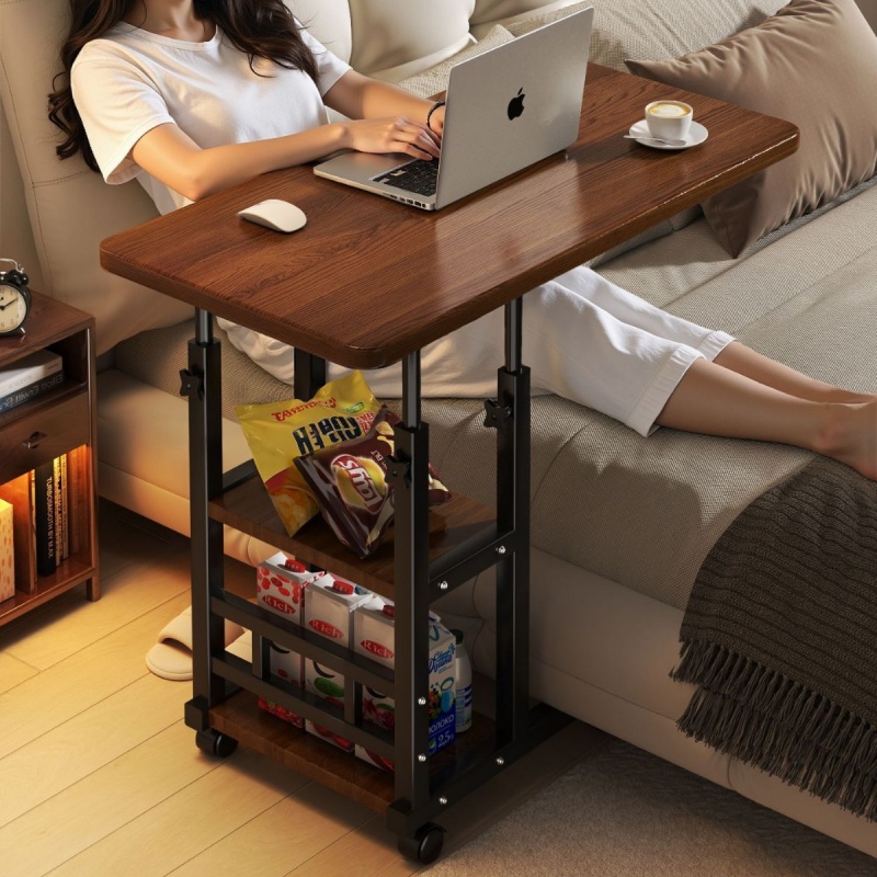 Mesa de Noche Móvil con Ruedas - Office Furniture For Small Spaces reseña y precio