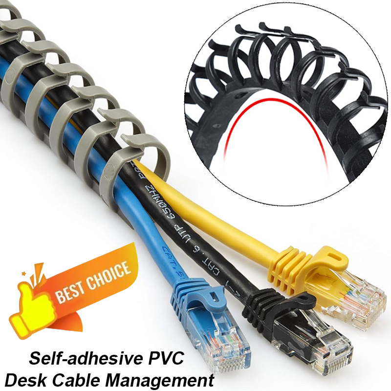 Organizador de vías de cables, - Cable Tray Under Desk reseña y precio