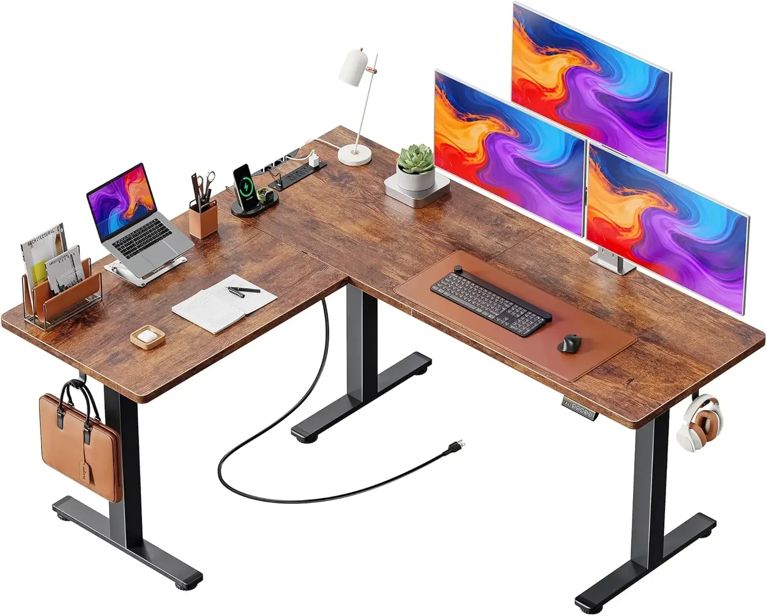 Escritorio en Forma de L con T - Office X Furniture reseña y precio