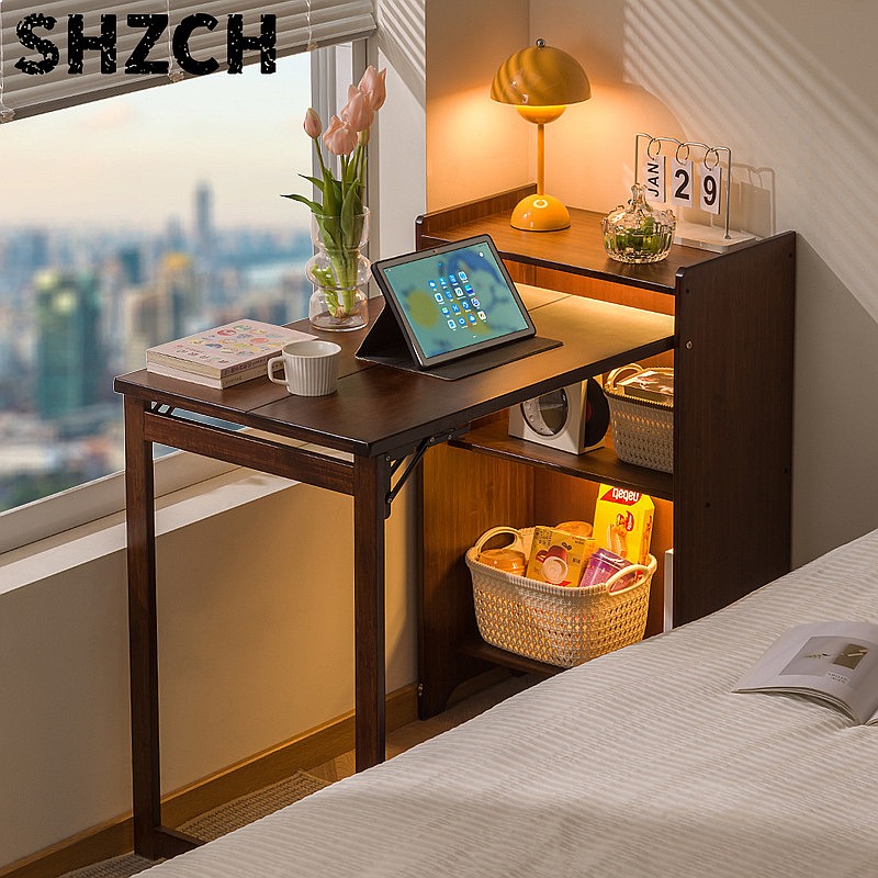 Escritorio Plegable de Bambú c - Office Furniture For Small Spaces reseña y precio