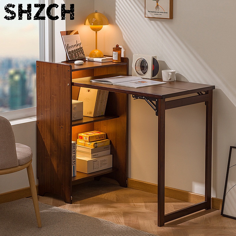 Escritorio Plegable de Bambú c - Office Furniture For Small Spaces reseña y precio