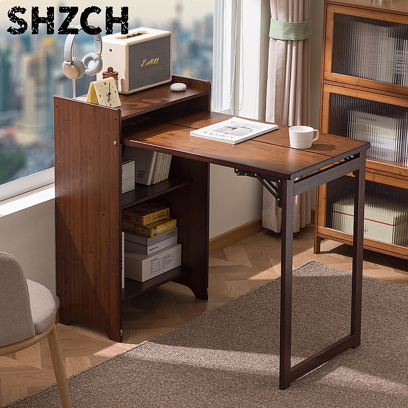 Escritorio Plegable de Bambú c - Office Furniture For Small Spaces reseña y precio