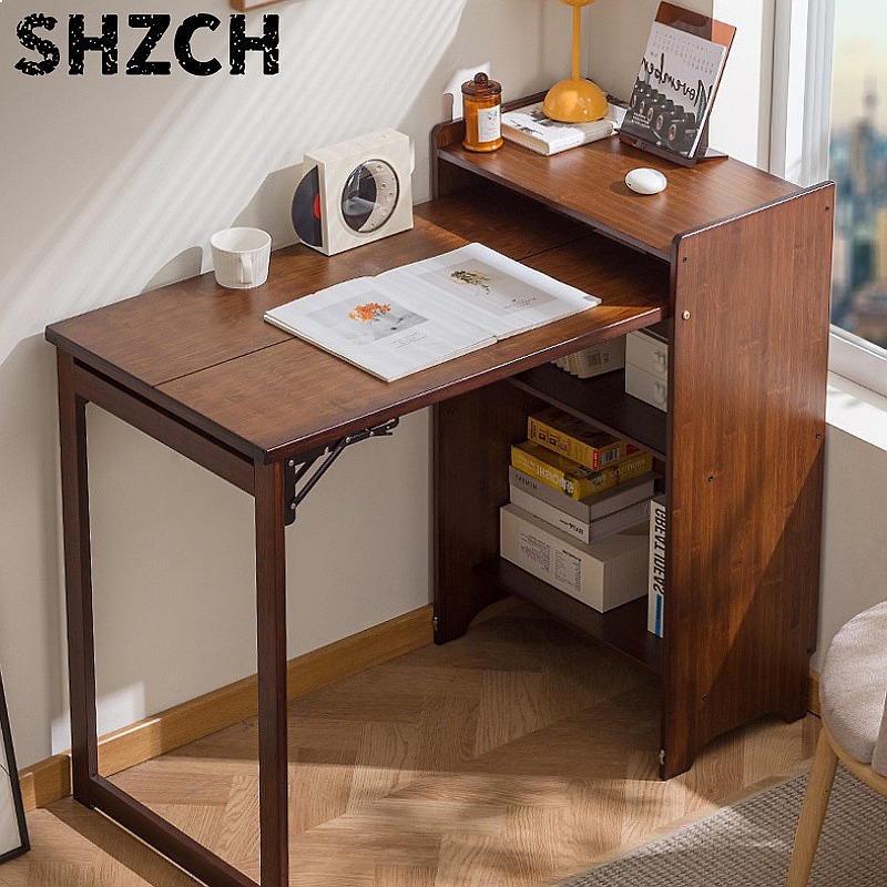 Escritorio Plegable de Bambú c - Office Furniture For Small Spaces reseña y precio