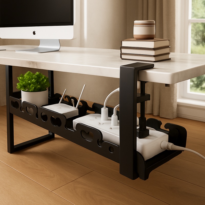 Bandeja Metálica para Cables D - Cable Tray Under Desk reseña y precio