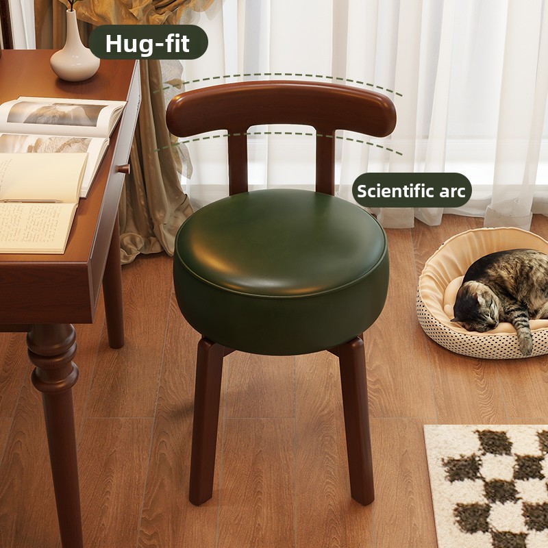 Silla giratoria de madera maci - Office Furniture And Desks reseña y precio