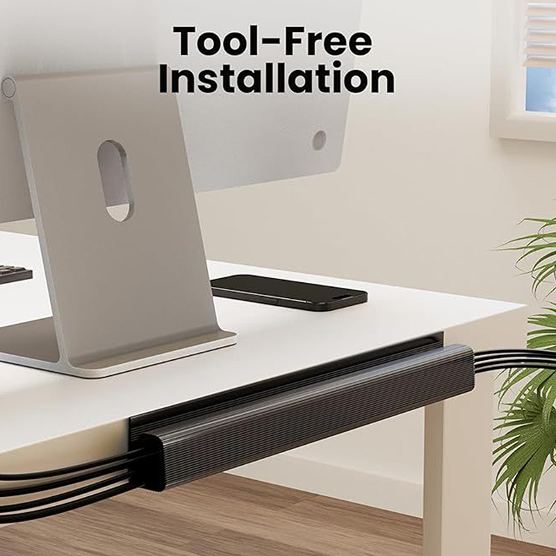 Bandeja organizadora de cables - Cable Tray Under Desk reseña y precio