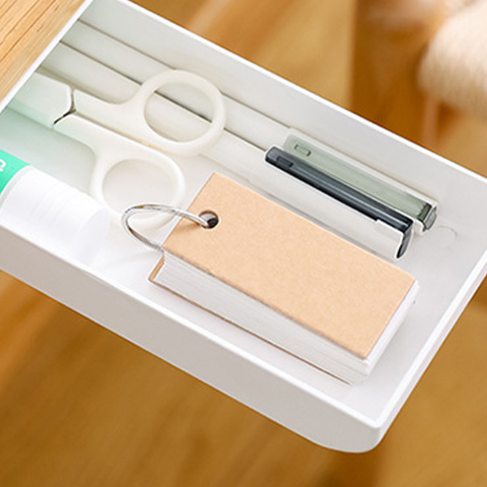 Caja de Almacenamiento Adhesiv - Cable Tray Under Desk reseña y precio