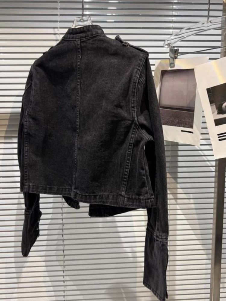 Chaqueta vaquera corta de mang - Coat Rack Standing reseña y precio